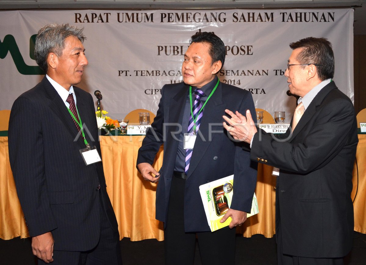 RAPAT UMUM PEMEGANG SAHAM | ANTARA Foto