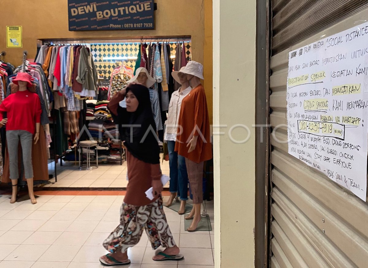 Aktivitas Pasar Modern Antara Foto