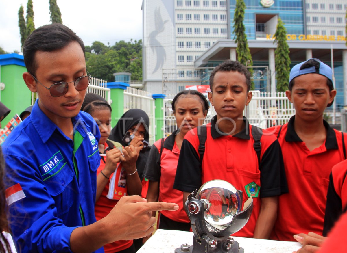 Siswa belajar prakiraan cuaca di BMKG