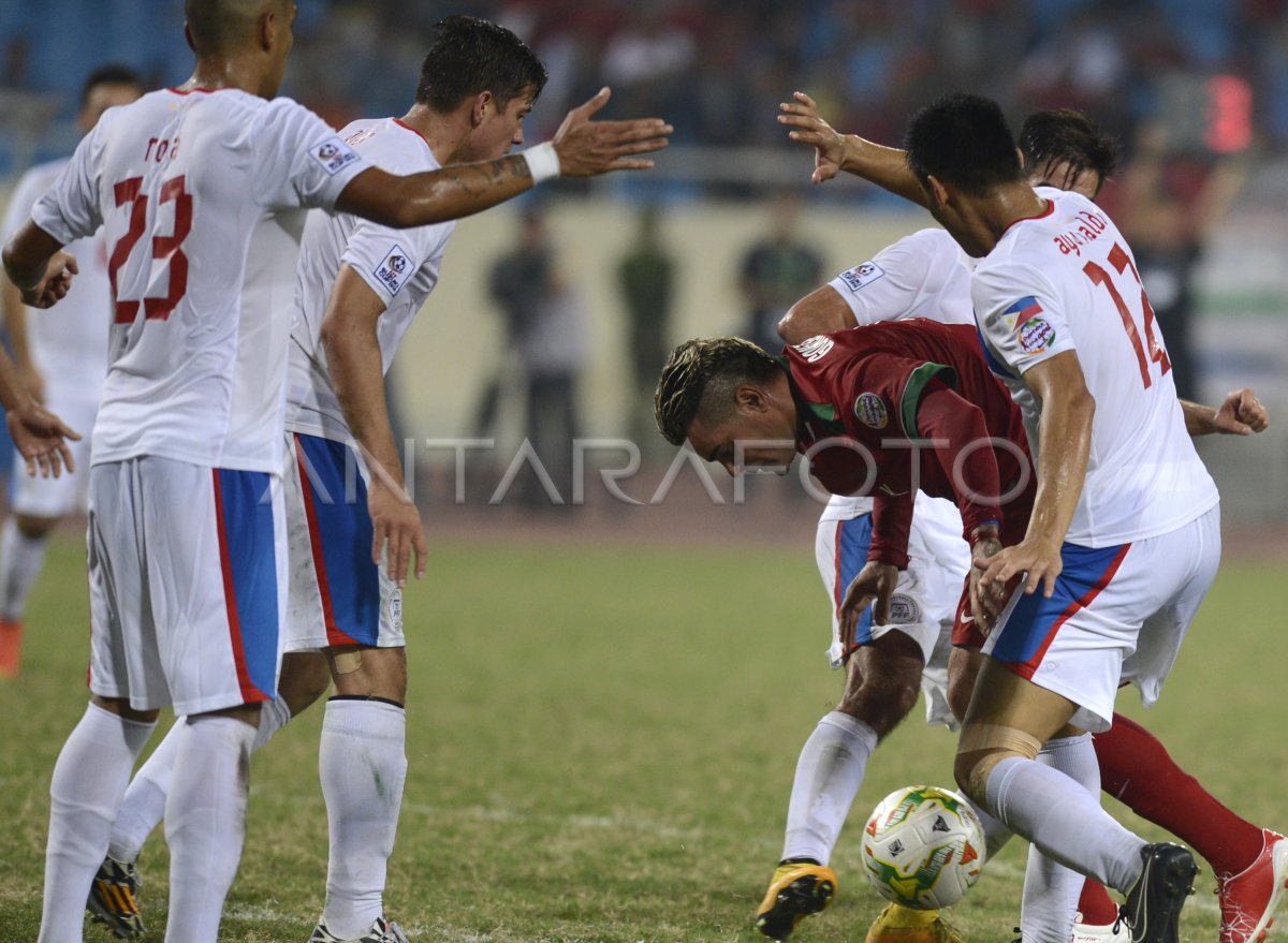 INDONESIA VERSUS FILIPINA | ANTARA Foto