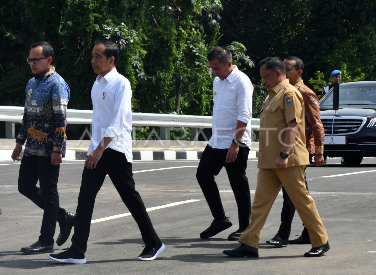 Presiden Resmikan Jembatan Otista Kota Bogor | ANTARA Foto