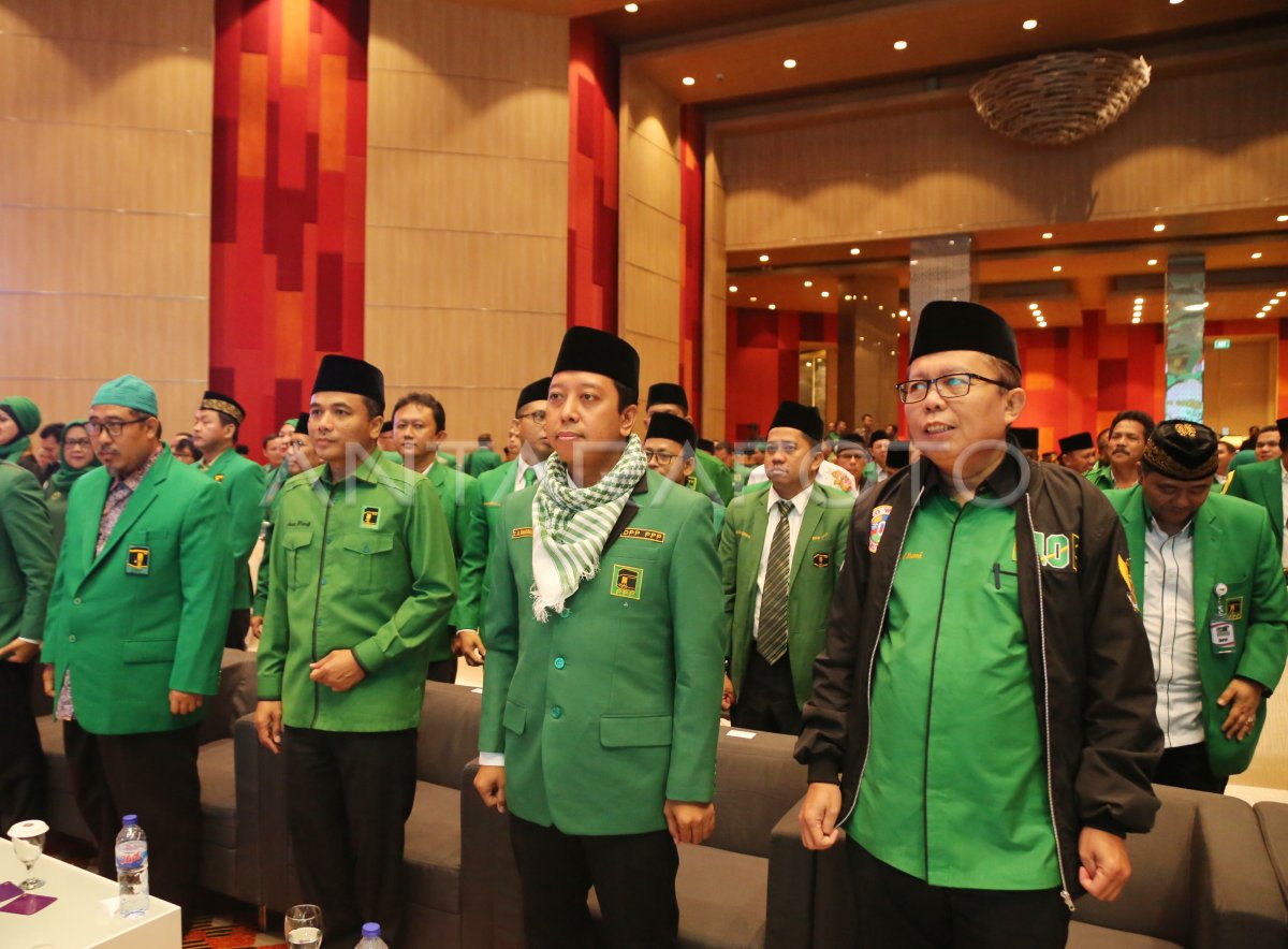 PEMBUKAAN RAPIMNAS PARTAI PERSATUAN PEMBANGUNAN | ANTARA Foto