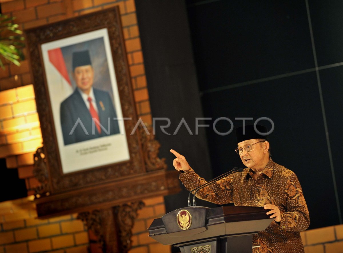 PIDATO BJ HABIBIE | ANTARA Foto