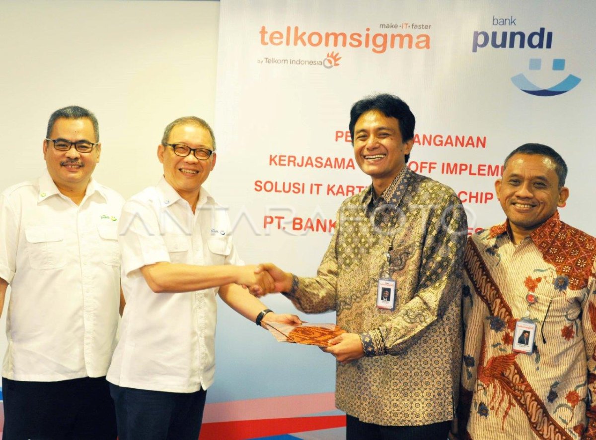 Bank Pundi Gandeng Telkomsigma | ANTARA Foto