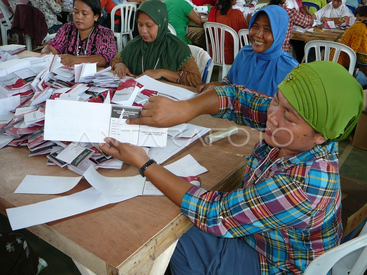 SURAT SUARA RUSAK | ANTARA Foto