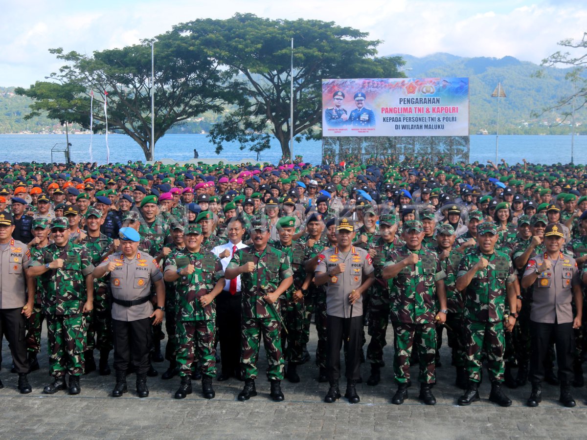 KUNJUNGAN PANGLIMA TNI DAN KAPOLRI | ANTARA Foto