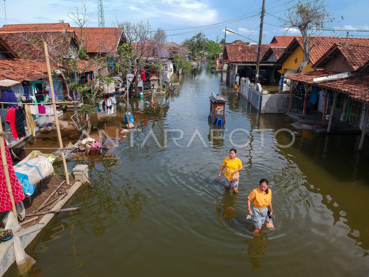 BANJIR ROB PEKALONGAN BELUM SURUT