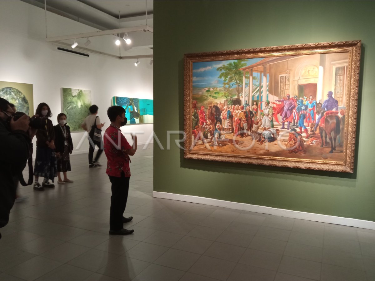 PAMERAN SENI RUPA DI GALERI NASIONAL INDONESIA | ANTARA Foto