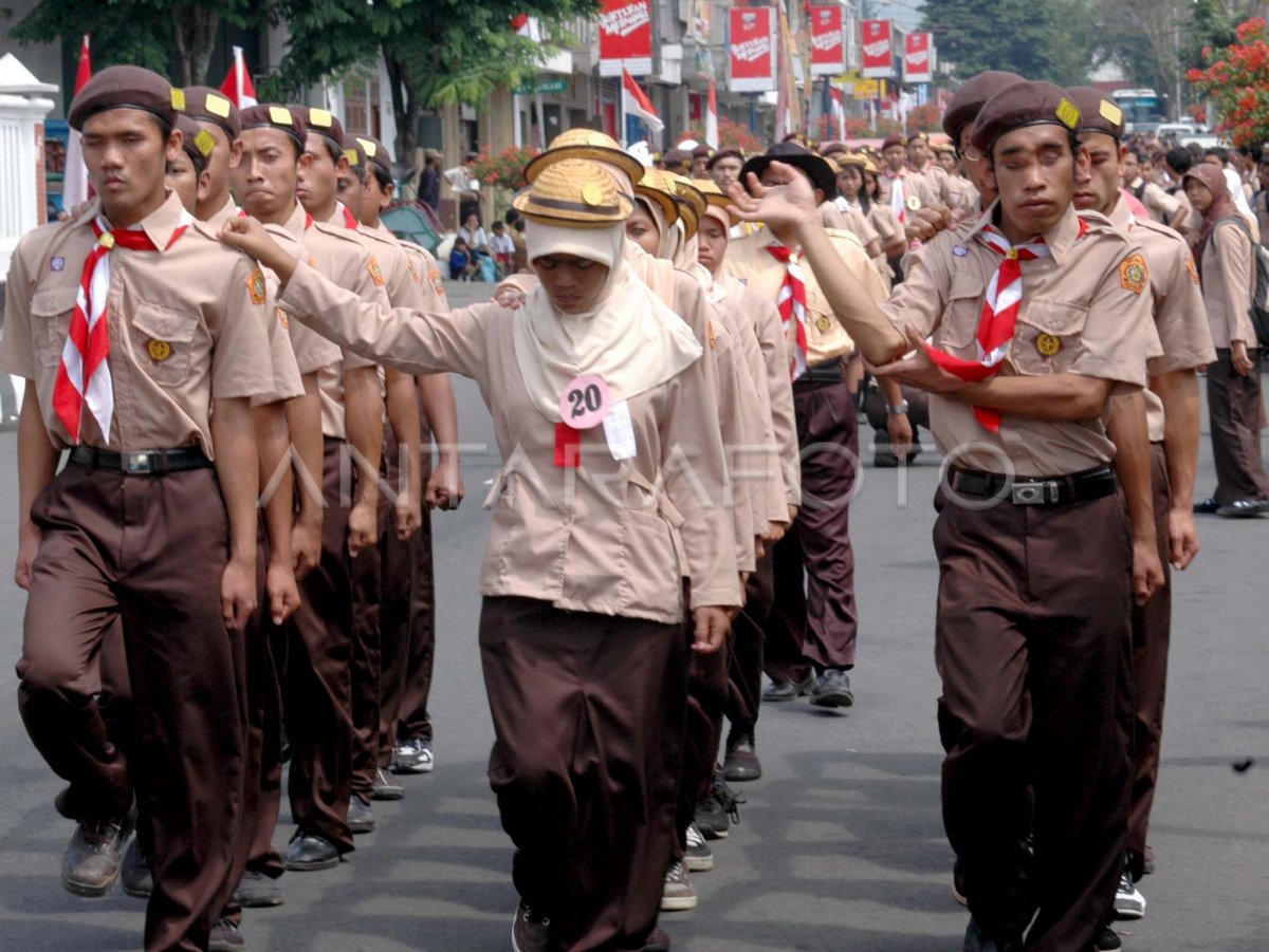 PRAMUKA | ANTARA Foto