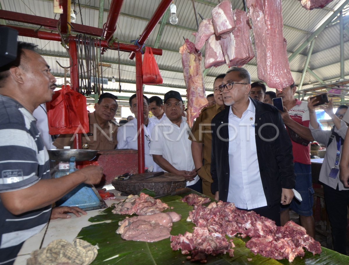 Mendag Tinjau Harga Kebutuhan Pokok Di Lampung | ANTARA Foto