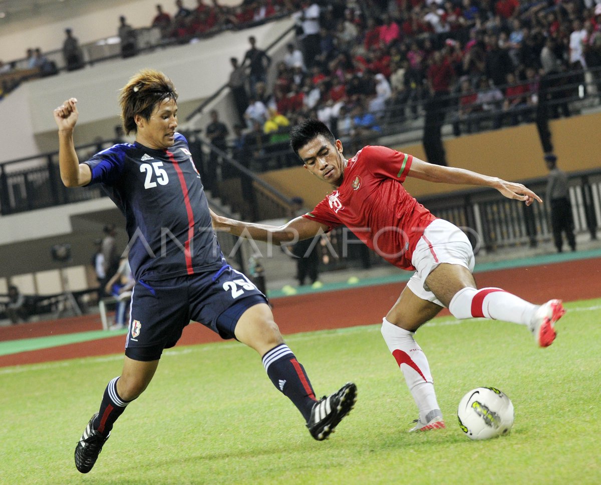 INDONESIA VS JEPANG | ANTARA Foto