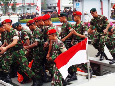 SATGAS MERAH PUTIH. ANTARA Foto