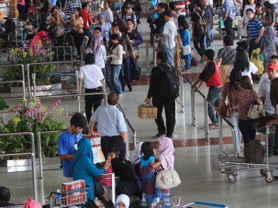 Peningkatan Jumlah Pemudik Antara Foto