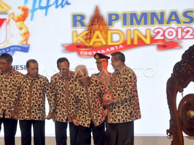 PEMBUKAAN RAPIMNAS KADIN | ANTARA Foto