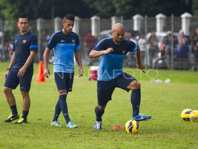 TIMNAS INDONESIA JELANG LAWAN BELANDA | ANTARA Foto