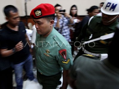 SIDANG LAPAS CEBONGAN | ANTARA Foto