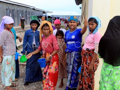 PENDATAAN PENGUNGSI ROHINGYA | ANTARA Foto