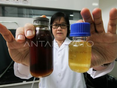 BIODIESEL DARI LIMBAH MINYAK GORENG | ANTARA Foto