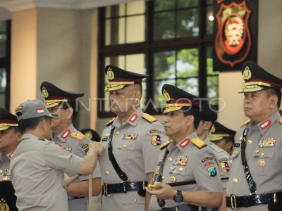 SERTIJAB KAPOLDA DAN KAKORLANTAS POLRI | ANTARA Foto