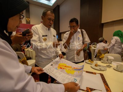 PETA ZONASI BENCANA KOTA PALU | ANTARA Foto