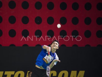 SEMI FINAL TUNGGAL PUTRA DJARUM SUPERLIGA BADMINTON 2019 | ANTARA Foto