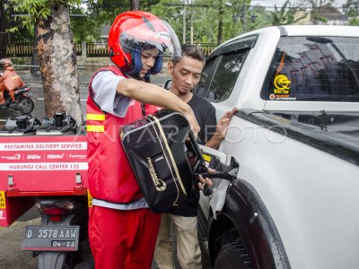 LAYANAN PESAN ANTAR BBM PERTAMINA | ANTARA Foto