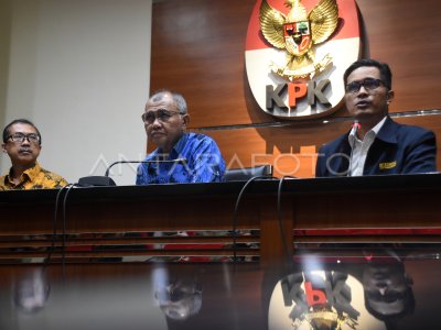 RENCANA LAPORAN AKHIR TAHUN KPK | ANTARA Foto