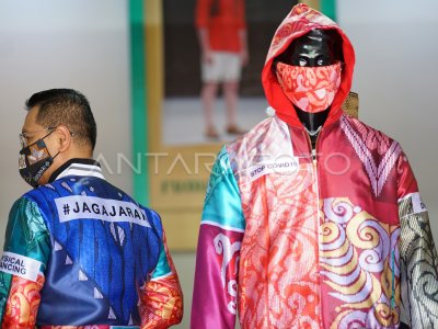 MOTIF SULAM KARAWO TEMA PROTOKOL KESEHATAN | ANTARA Foto