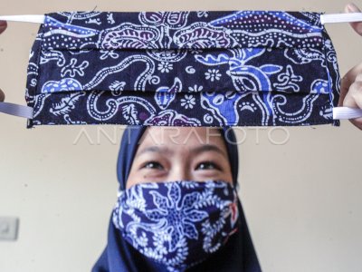 ATURAN MASKER KAIN STANDAR NASIONAL INDONESIA | ANTARA Foto