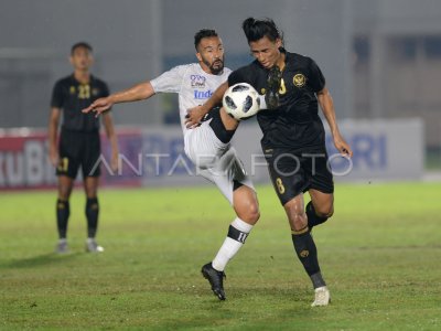 UJI COBA TIMNAS U-23 LAWAN BALI UNITED | ANTARA Foto