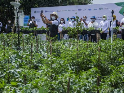 PROGRAM PETANI MILENIAL JABAR | ANTARA Foto