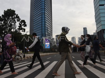 PENURUNAN ANGKA PENGANGGURAN DI INDONESIA | ANTARA Foto