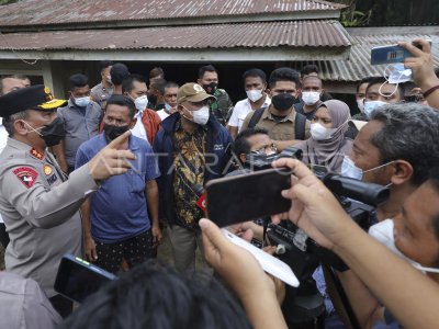 ASSESMEN KORBAN KERANGKENG MANUSIA DI RUMAH BUPATI LANGKAT | ANTARA Foto