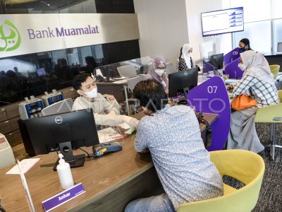 BPK HAJI JADI PEMEGANG SAHAM MAYORITAS BANK MUAMALAT | ANTARA Foto