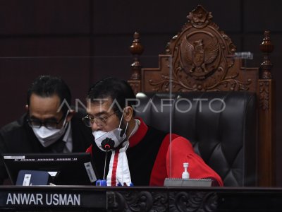 MK TOLAK GUGATAN PRESIDENTIAL THRESHOLD | ANTARA Foto