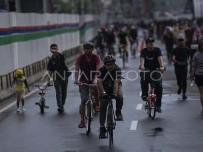 HARI BEBAS KENDARAAN BERMOTOR DI JAKARTA | ANTARA Foto