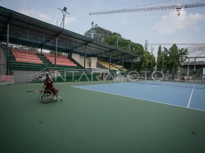 VENUE TENIS KURSI RODA ASEAN PARA GAMES | ANTARA Foto