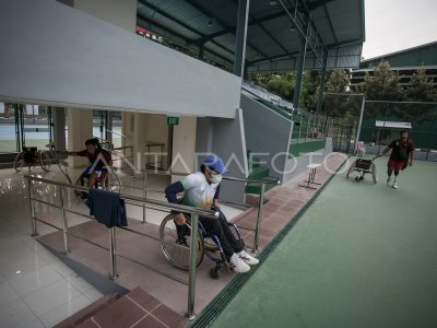 VENUE TENIS KURSI RODA ASEAN PARA GAMES | ANTARA Foto