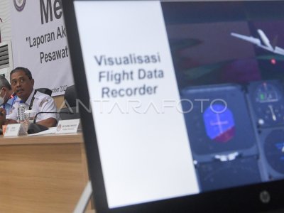 LAPORAN AKHIR INVESTIGASI KECELAKAAN SRIWIJAYA AIR SJY182 | ANTARA Foto