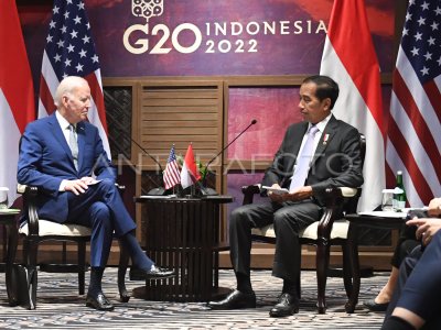 PERTEMUAN BILATERAL INDONESIA DENGAN AMERIKA SERIKAT | ANTARA Foto