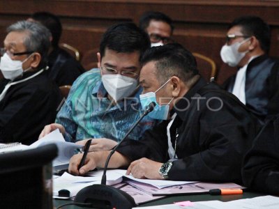 SIDANG LANJUTAN KASUS KORUPSI IZIN EKSPOR CPO | ANTARA Foto