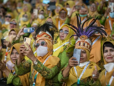 PEMBUKAAN MUKTAMAR KE-48 MUHAMMADIYAH | ANTARA Foto