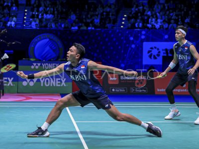 FAJAR/RIAN JUARA ALL ENGLAND 2023 | ANTARA Foto