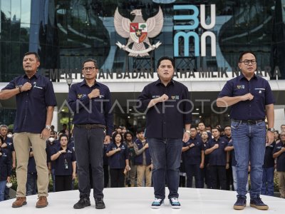 PERINGATAN 25 TAHUN KEMENTERIAN BUMN | ANTARA Foto