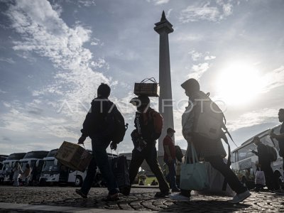 MUDIK GRATIS DKI JAKARTA ANTARA Foto MUDIK GRATIS DKI JAKARTA ANTARA Foto