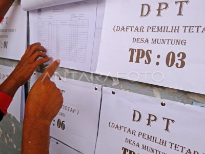 Daftar pemilih tetap Pemilu 2024