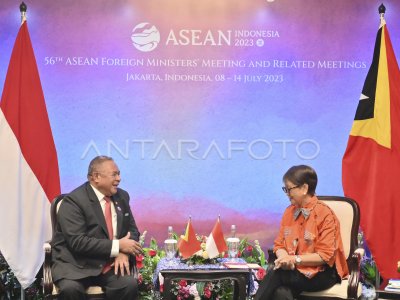 Pertemuan Bilateral Indonesia-Timor Leste | ANTARA Foto