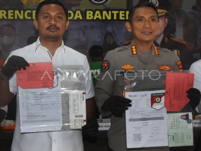 Rilis Kasus TPPO Di Banten | ANTARA Foto