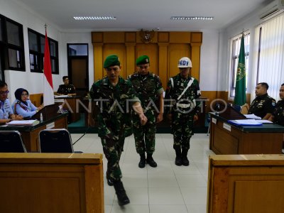 Sidang kasus narkotika prajurit TNI AD | ANTARA Foto