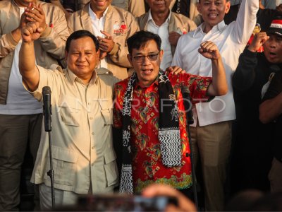 Prabowo Hadiri Deklarasi Relawan Prabu Di Semarang Antara Foto